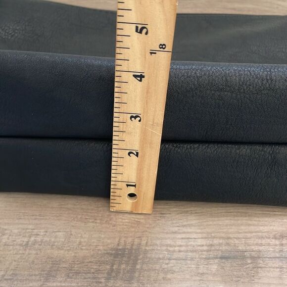 Antik Kraft Womens Black Vegan-Leather Crossbody Handbag - Picture 13 of 13